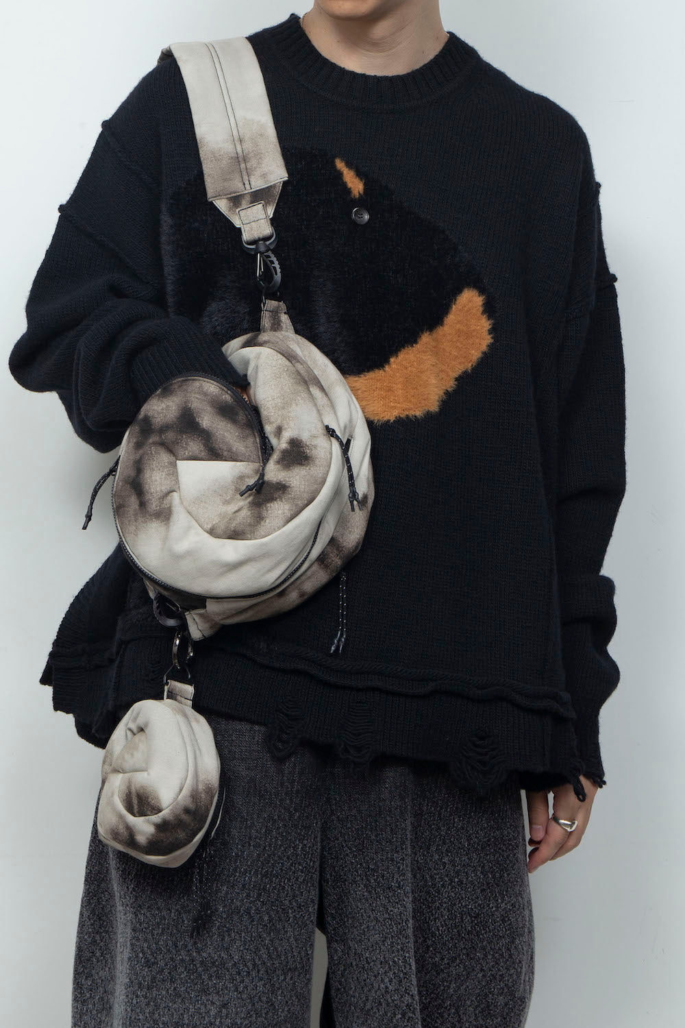 LB26AW-BAG01-MORB | バッグ | BLACK BLEACHED