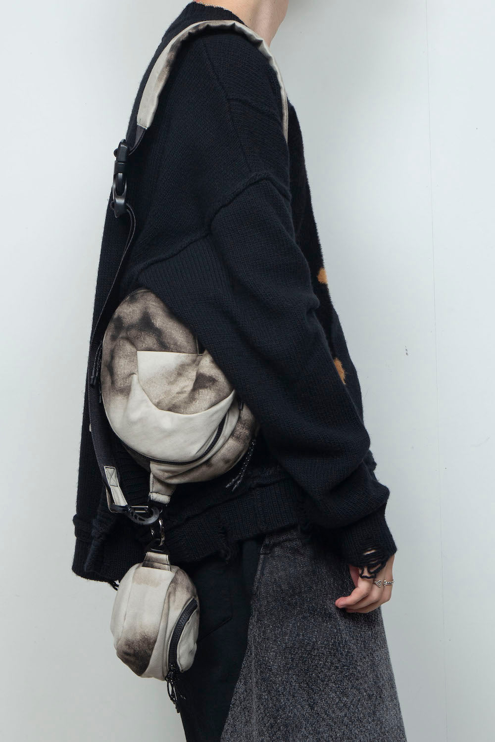 LB26AW-BAG01-MORB | バッグ | BLACK BLEACHED