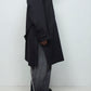 LB26AW-CO10-DFB | DOWN FABRICステンカラーコート | BLACK
