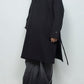 LB26AW-CO10-DFB | DOWN FABRICステンカラーコート | BLACK