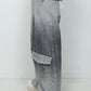 LB26AW-PT09-NDJ | グラデーションニードルパンチシンフラップバギーパンツ2.0 | GRAY BASED