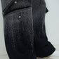 LB26AW-PT09-NDJ | グラデーションニードルパンチシンフラップバギーパンツ2.0 | BLACK BASED