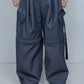 LB24SS-PT05-DNM-P | 可拆卸宽工装裤 | 