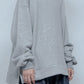 LB24SS-PO05-SFR-HP | 手绘汗水套头衫 | 灰色 MARL 