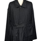 LB23AW-MJK01-GST | Striped wool serge detachable field jacket | BLACK STRIPE 