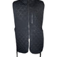 LB23AW-RVVE01-PSK | Pinsonic reversible padding shawl vest | BLACK 