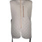 LB23AW-RVVE01-PSK | Pinsonic reversible padding shawl vest | WOOD 