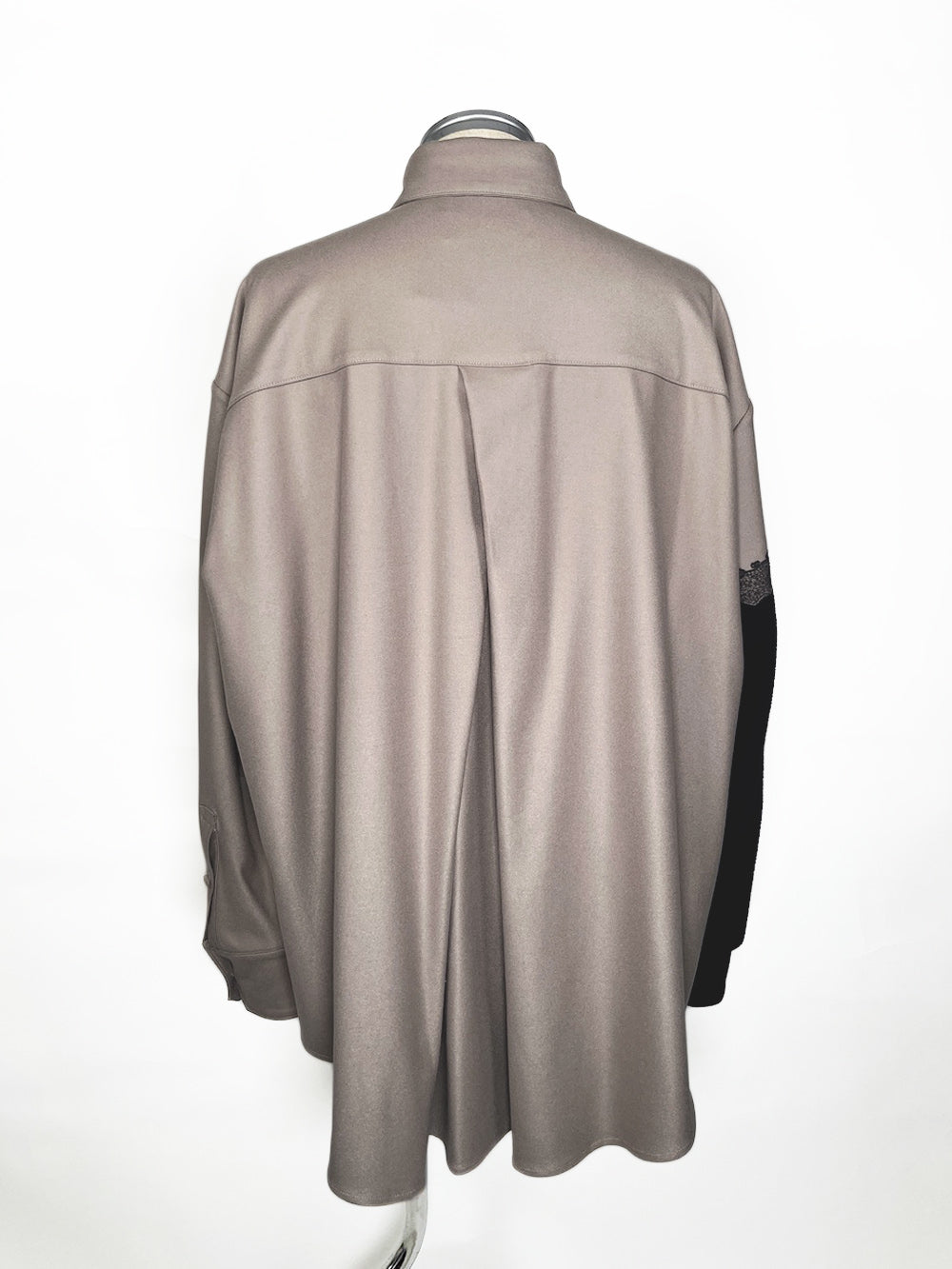LB23AW-SH01-NDP-PL | ニードルパンチドッキングシャツ | WOOD×BLACK