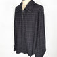 LB23AW-SHBL01-CWE-CK | Double cuff track shirt jacket | CHECK×BLACK