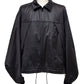 LB24AW-BL01-EMBLTH | FAKE-FAKE LEATHERサイドジップベントCWUジャケット | BLACK