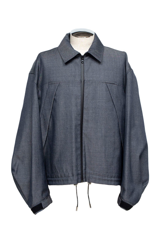 *Limited Fabric* LB24AW-JK06-WDN | Side Vent Tailored Jacket | NAVY