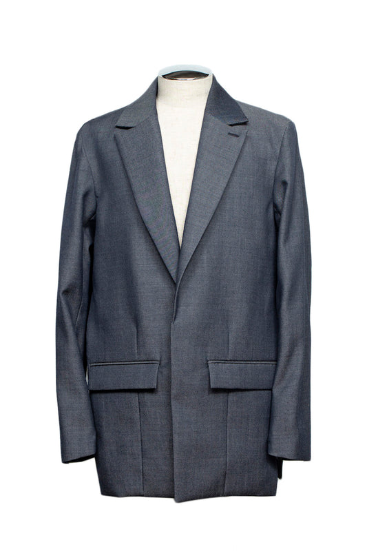 *Limited Fabric* LB24AW-JK06-WDN | Side Vent Tailored Jacket | NAVY