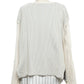 LB24AW-PO06-FSJ | フェイクレイヤーボートネックプルオーバー | IVORY×OFFWHITE STRIPE