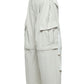 LB24AW-PT07-ADK | Side Zip Painter Trousers | IVORY