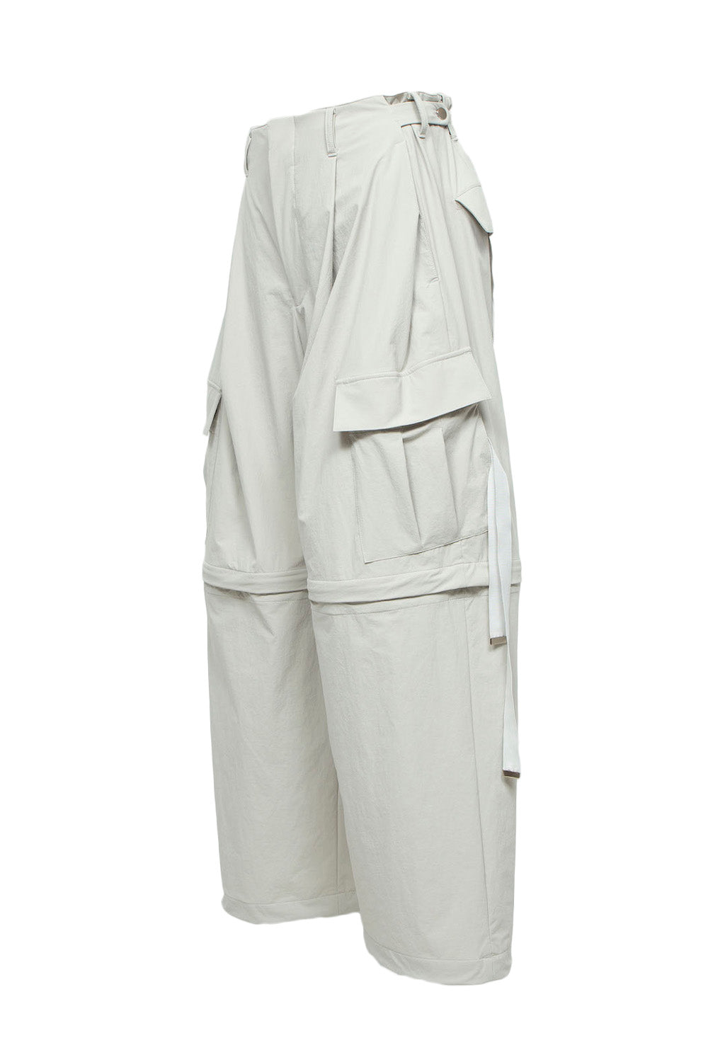 LB24AW-PT07-ADK | Side Zip Painter Trousers | IVORY