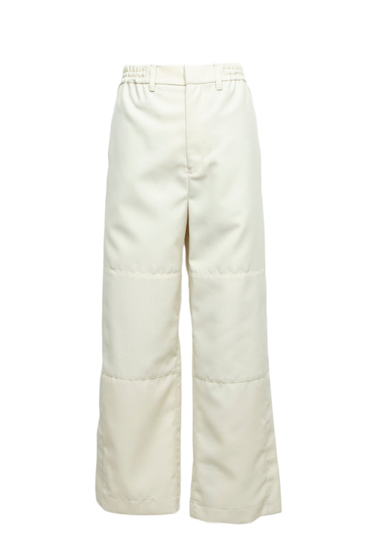 LB24AW-PT07-ADK | Side Zip Painter Trousers | IVORY