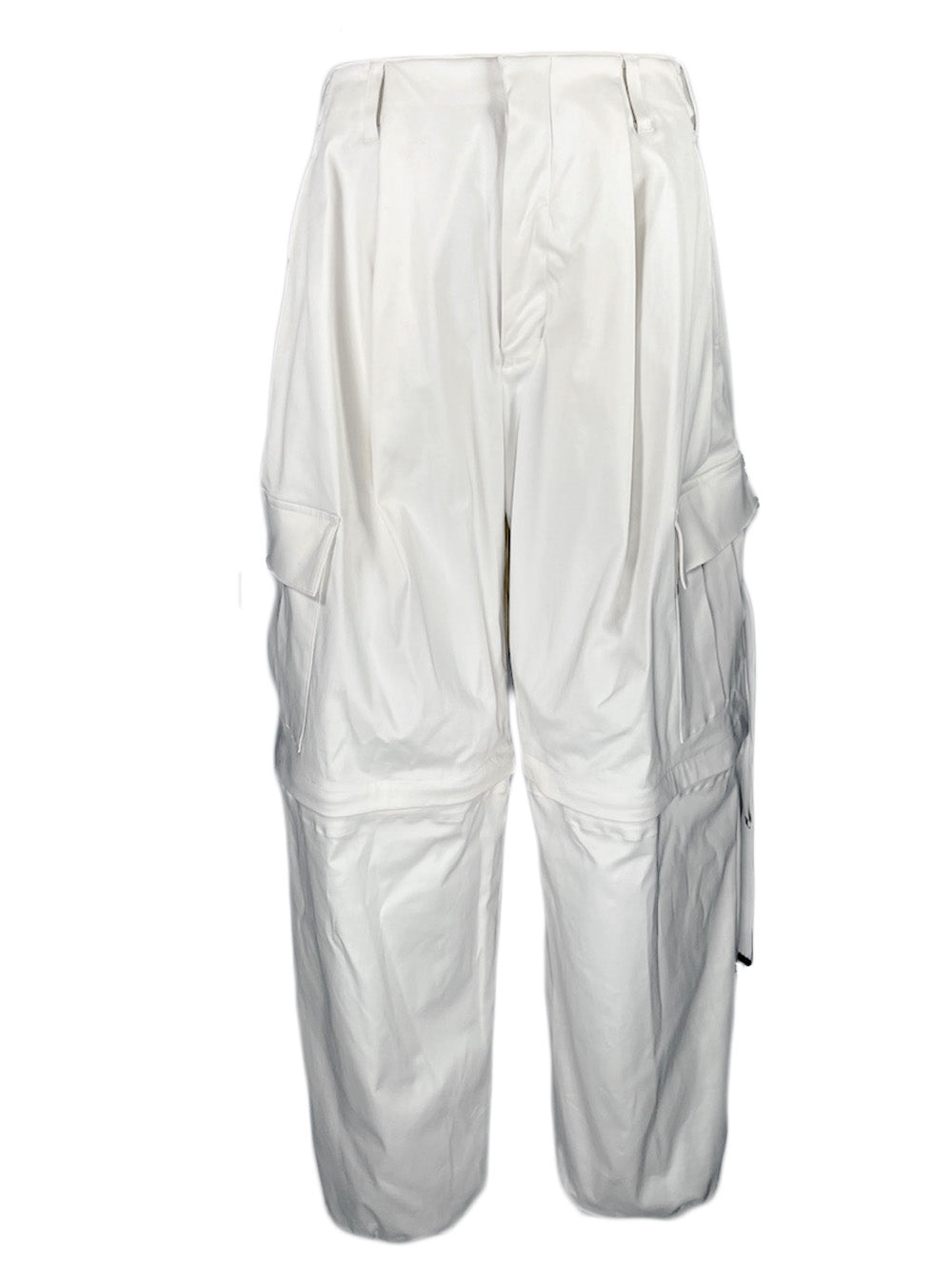 LB24SS-PT05-OCS | Detachable wide cargo pants | OFF WHITE 