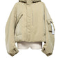 LB25AW-BL03-VTN | QUOISM®️パッティングショートフードブルゾン | BLOND