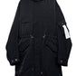 <LAST 1点> LB25AW-FC01-VTN | QUOISM®️パッティングフィッシュテールコート | BLACK