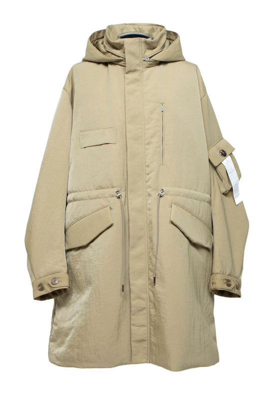 LB25AW-FC01-VTN | QUOISM®️パッティングフィッシュテールコート | BLOND