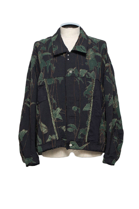 LB25AW-JK02-JQS | Reconstructed Carpenter Jacket (Jacquard) | IVY