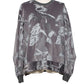 LB25AW-PO08-PVL | 3D Printed Velour Jersey Pullover | Charcoal