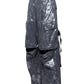<LAST 1点> 
LB25AW-PT05-HKW | ウォッシュドホイルコーティングデタッチャブルカーゴパンツ | STEEL GRAY