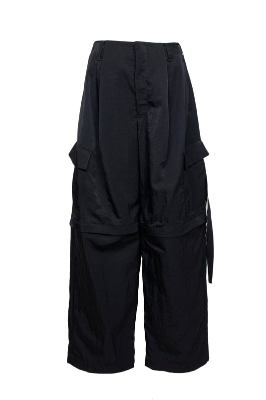 LB25AW-PT05-VTN | ヴィンテージナイロンデタッチャブルカーゴパンツ | BLACK