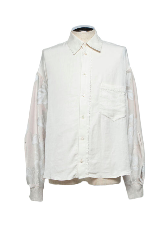<last>  
LB25AW-SH08-SPV-PVL | Velour Jersey Sleeve Easy Shirt | OFF WHITE x OFF WHITE</last>