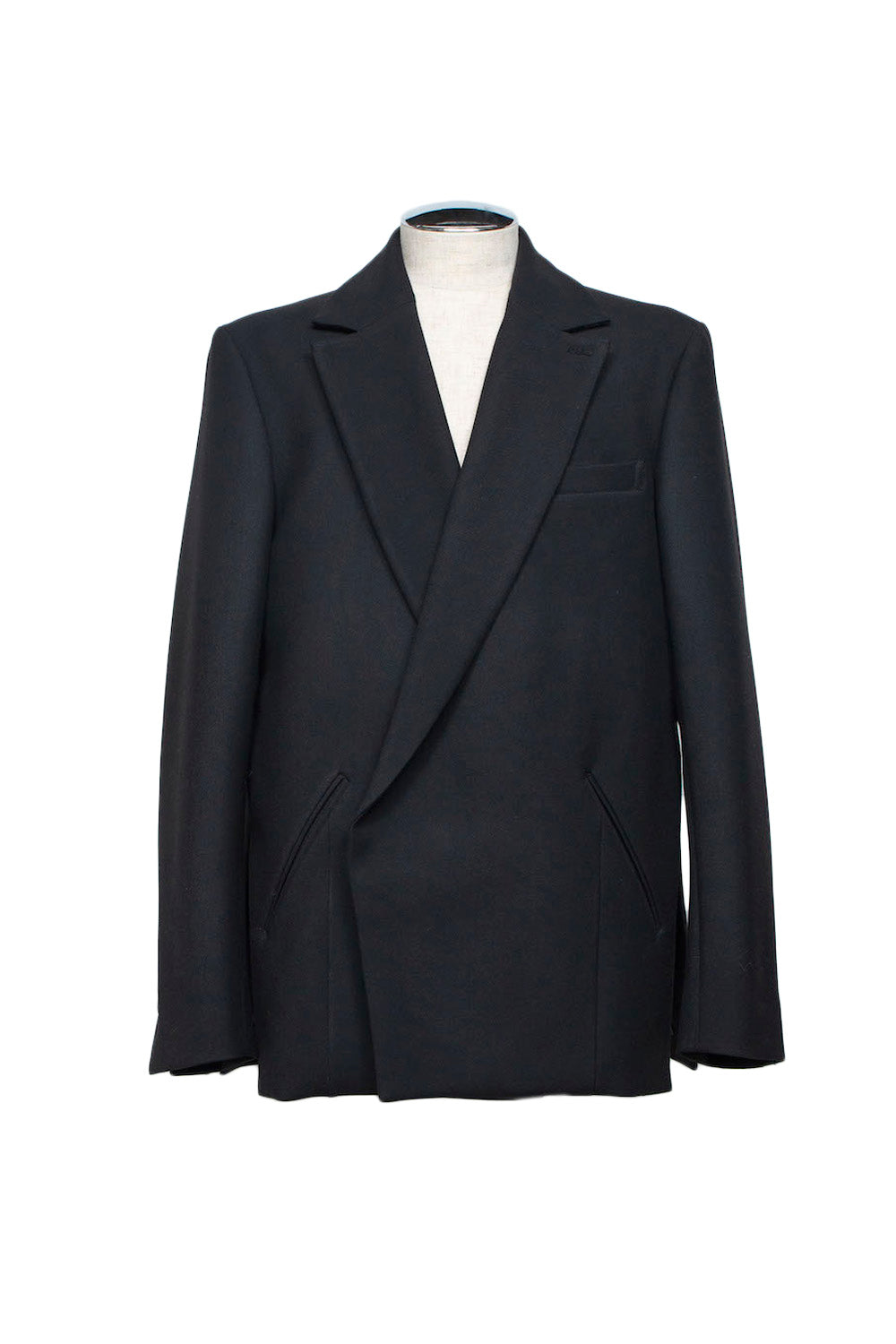 LB24AW-JK06-ADK | Side vent tailored jacket | BLACK