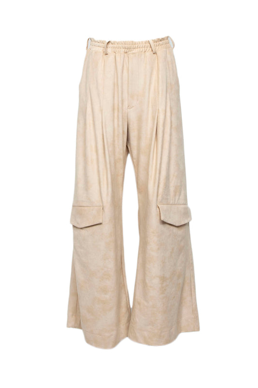 LB26AW-PT09-FFN | FAKE-FAKE-LEATHERシンフラップバギーパンツ2.0 | TAN