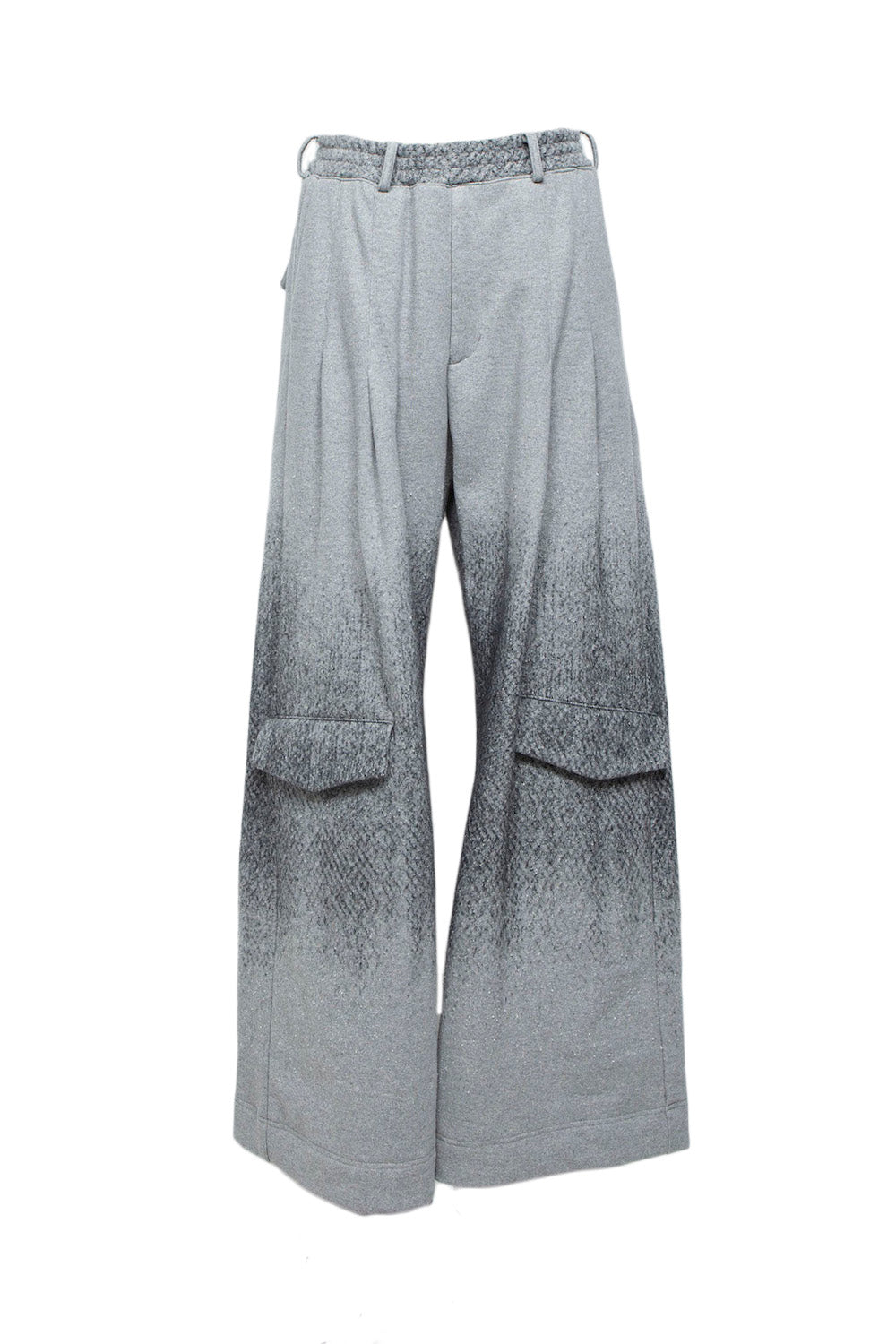 LB26AW-PT09-NDJ | グラデーションニードルパンチシンフラップバギーパンツ2.0 | GRAY BASED