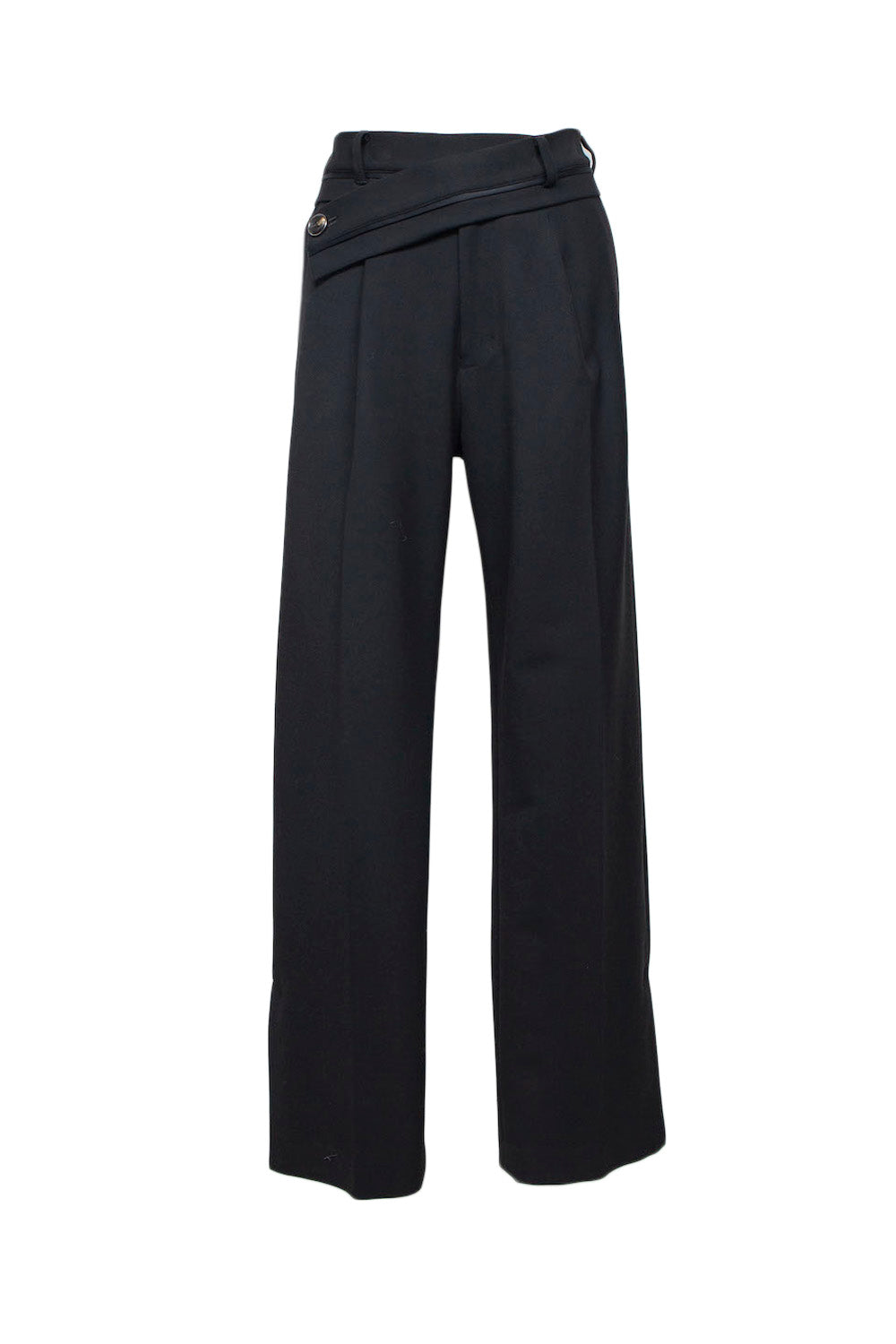 LB26AW-PT11-LTD | ダブルクロスリュクスツイード ツイステッドウエストトラウザー | BLACK