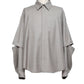 LB26AW-SH11-SCO |  SUPER140Sウール デタッチャブルスリーブシャツ | TOP GRAY
