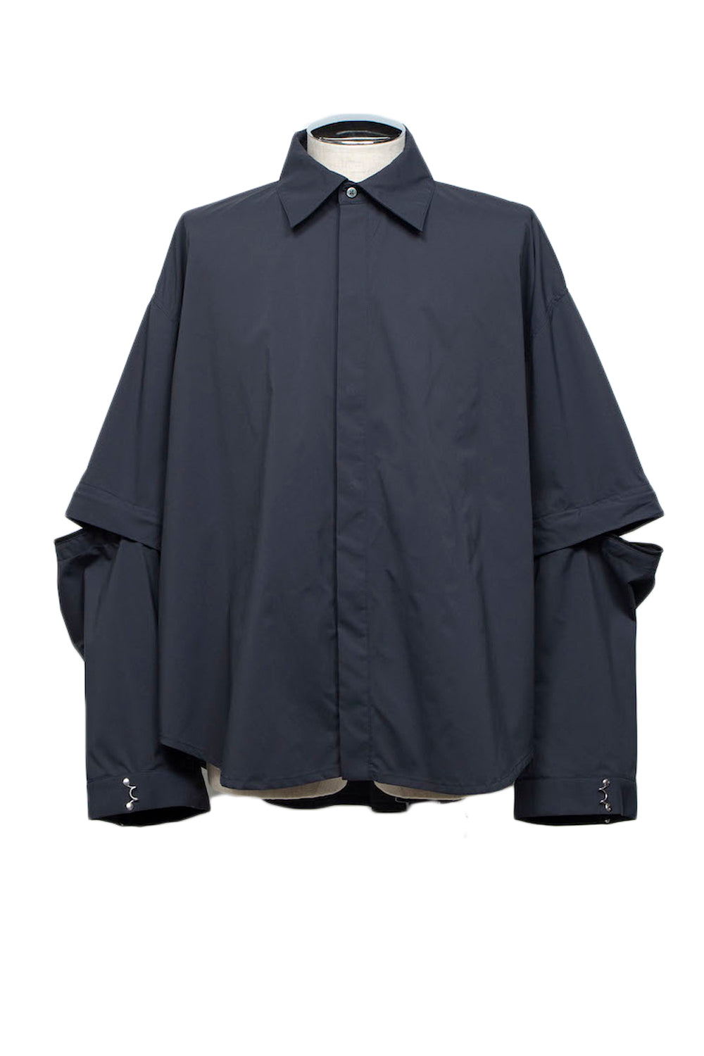 LB26SS-SH11-TCB | プライムフレックス デタッチャブルスリーブシャツ | BLACK