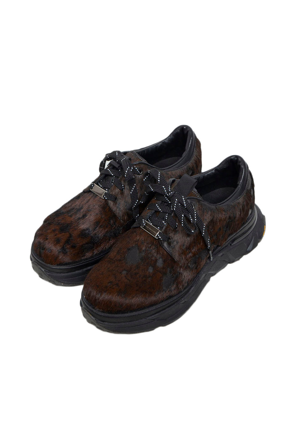 *限定* LBLM-SHOES10 | ステッチワークドッキングレザーシューズ | BROWN×BLACK