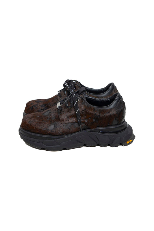 *限定* LBLM-SHOES10 | ステッチワークドッキングレザーシューズ | BROWN×BLACK