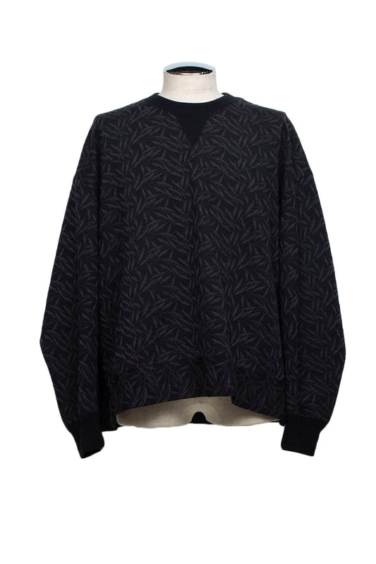 <LAST 1点> LB26SS-PO08-ETJ | フルエンブロイダリージャージープルオーバー | BLACK