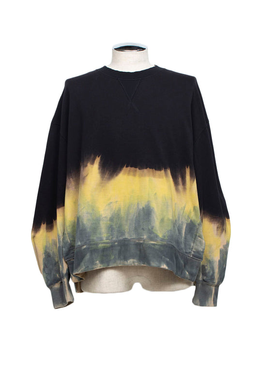 LB26SS-PO10-GDJ | ハンドダイドロングスリーブプルオーバー | BLACK DYED