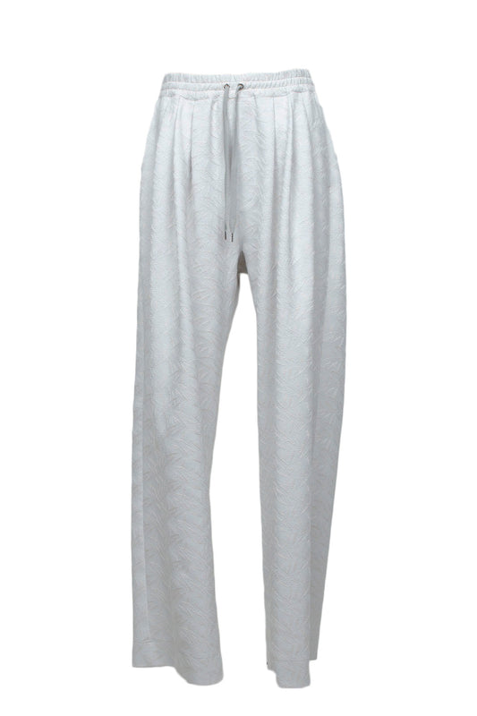 <LAST 1点> LB26SS-PT08-ETJ | フルエンブロイダリージャージーイージーパンツ | ICE GRAY