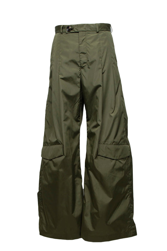 LB26SS-PT09-TRT | TRUSSAIR®︎ TWILL シンフラップバギートラウザー | MILITARY GREEN