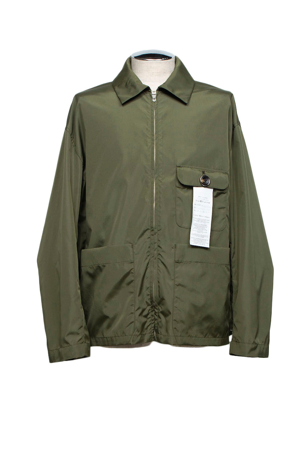 LB26SS-SH10-TRT | TRUSSAIR®︎ TWILL ジップフライカバーオール| MILITARY GREEN