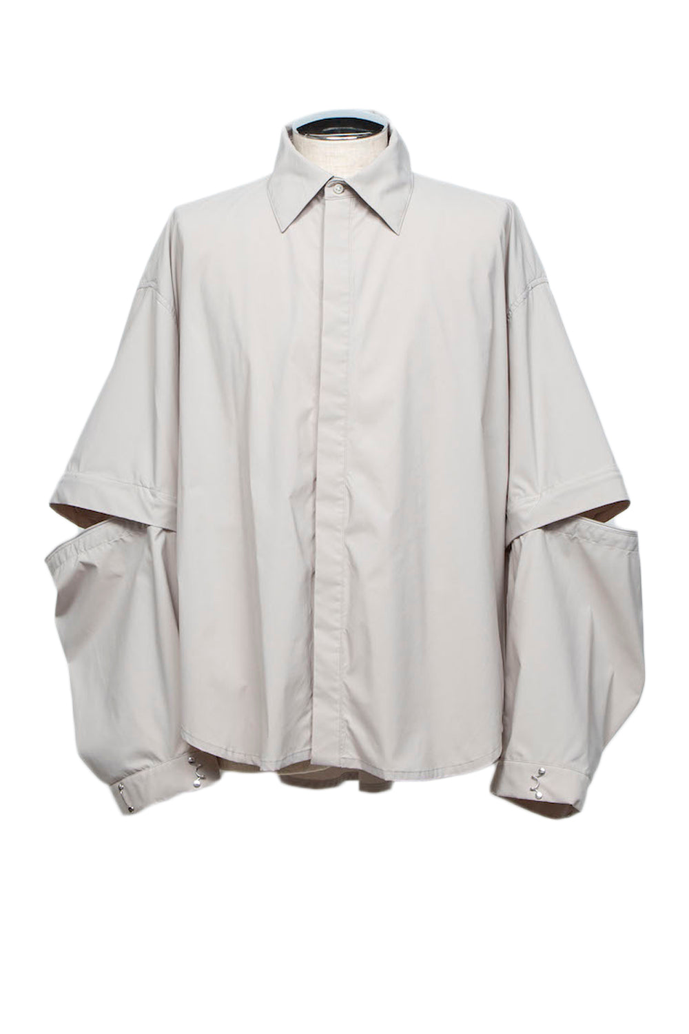 LB26SS-SH11-TCB | プライムフレックス デタッチャブルスリーブシャツ | GREIGE