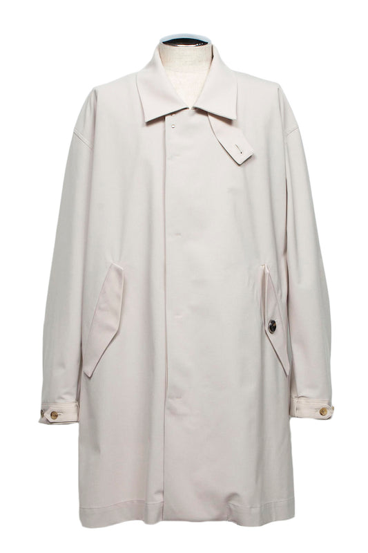 LB26SS-SHCO01-BDS | オリジナルスリーレイヤーセミロングステンカラーコート| NATURAL