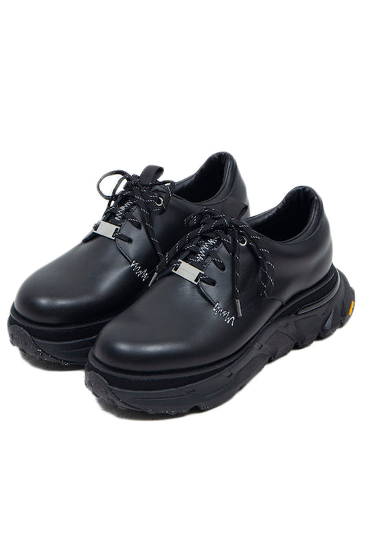 *限量复刻版* LBLM-SHOES01 | 缝线对接皮鞋 | 黑色