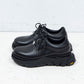 *Limited Edition* *Reprint Edition* LBLM-SHOES01 | Stitchwork Docking Leather Shoes | BLACK