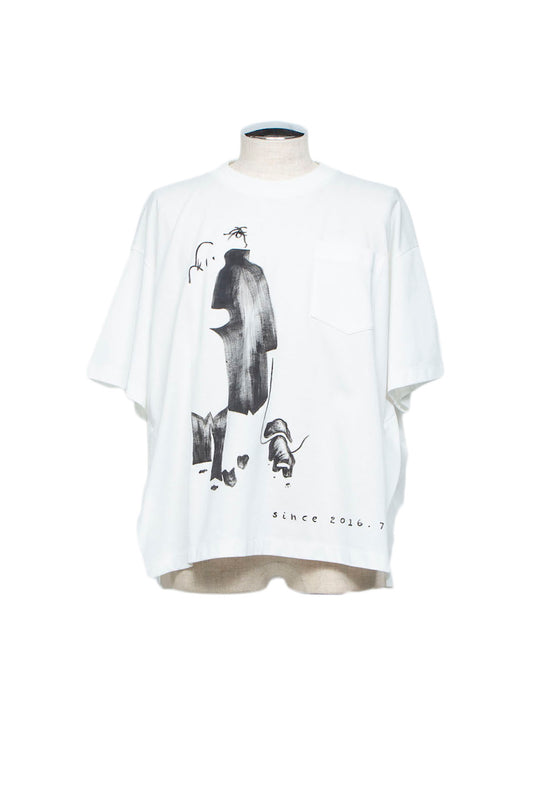 LBLM-TE09-HDF | スーペリアピマコットンオリジナルリブネックTシャツ | WHITE