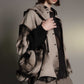 LB26AW-SH12-BLD |  グラデーションフラワーブリーチデニムツイストスリーブシャツ | BLACK BLEACHED