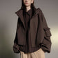 LB26AW-SH11-AMZ |  アムンゼン デタッチャブルスリーブシャツ | BROWN CHECK