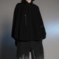 LB26AW-SH12-OWD | Light Ounce Denim Twist Sleeve Shirt | BLACK WASHED